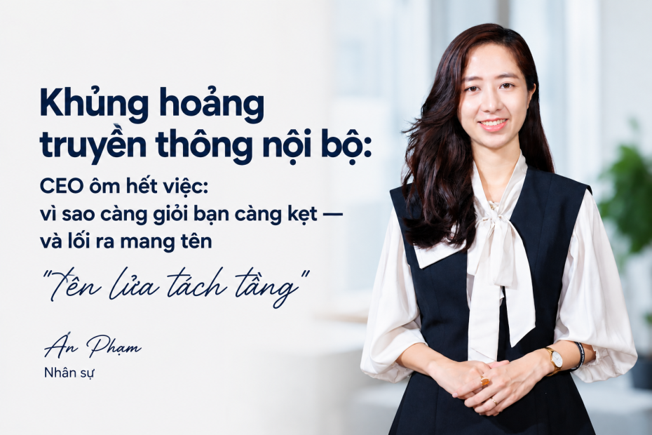 CEO ôm hết việc và lối ra mang tên tên lửa tách tầng - Coach An Pham.